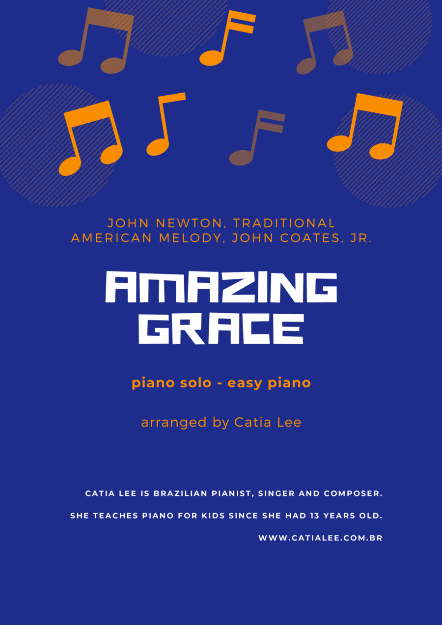 Amazing Grace Easy Piano scores gallery preview page 1
