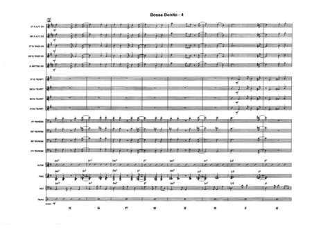 Bossa Bonito - Full Score