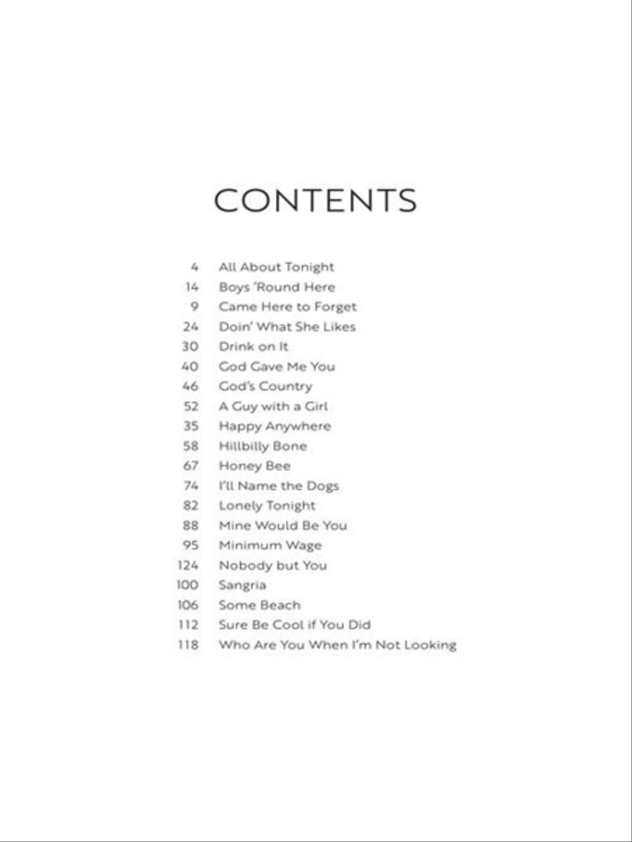 Blake Shelton – Sheet Music Collection Piano, Vocal, Guitar scores gallery preview page 3