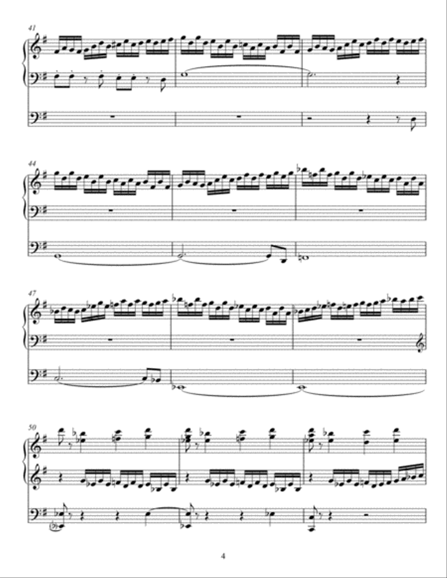 Toccata in the Style of Widor Organ Solo scores gallery preview page 4