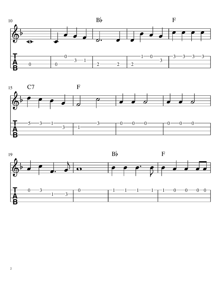 Jingle Bells (Ukulele) Ukulele scores gallery preview page 2