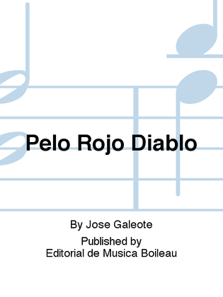 Book cover for Pelo Rojo Diablo