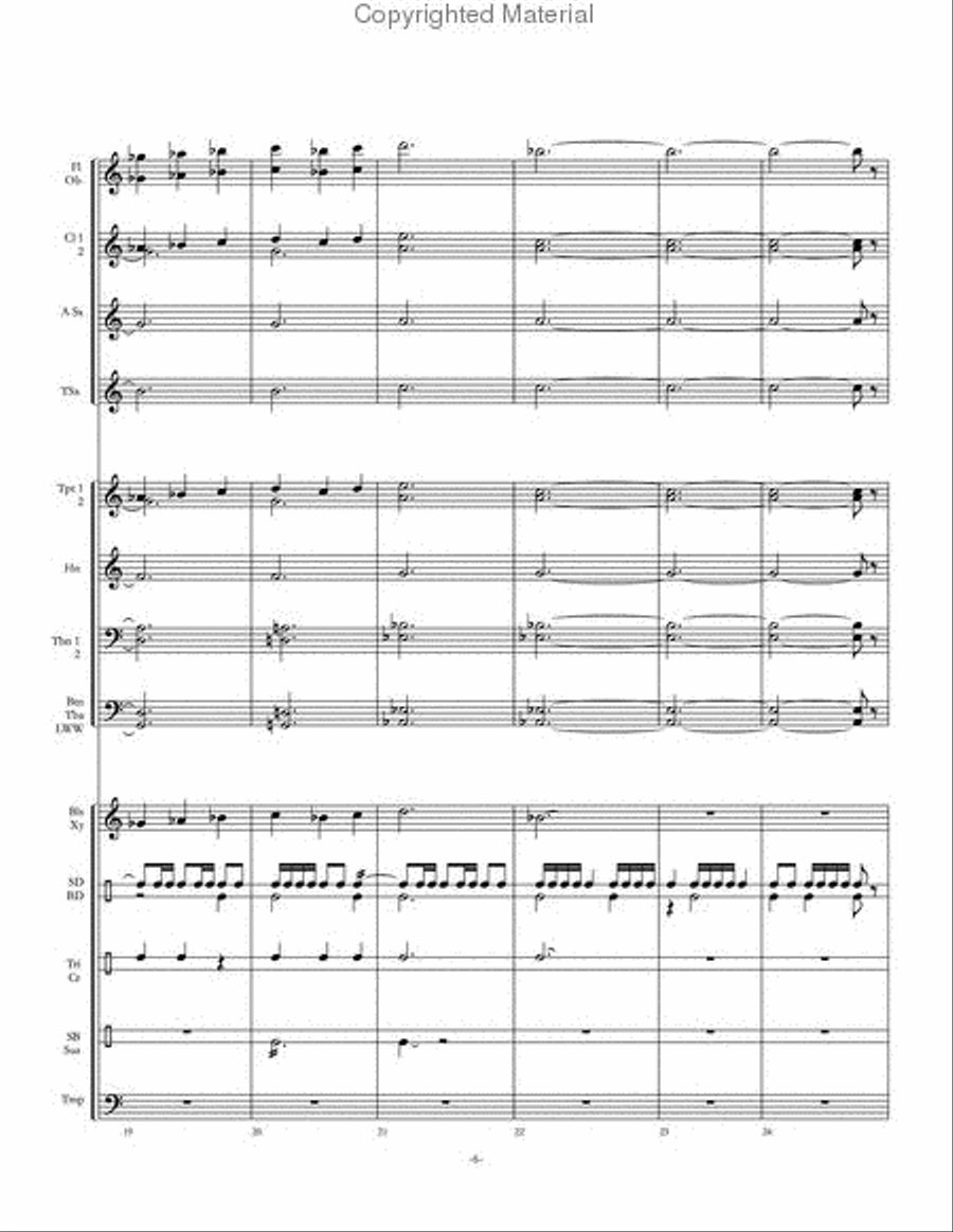 Kaleidoscope Concert Band scores gallery preview page 7