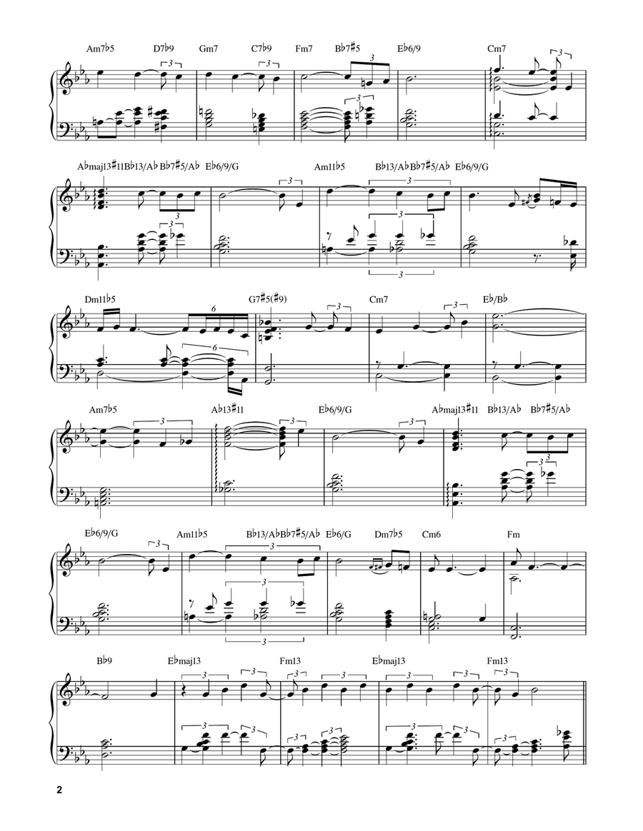 Moon River Piano scores gallery preview page 2