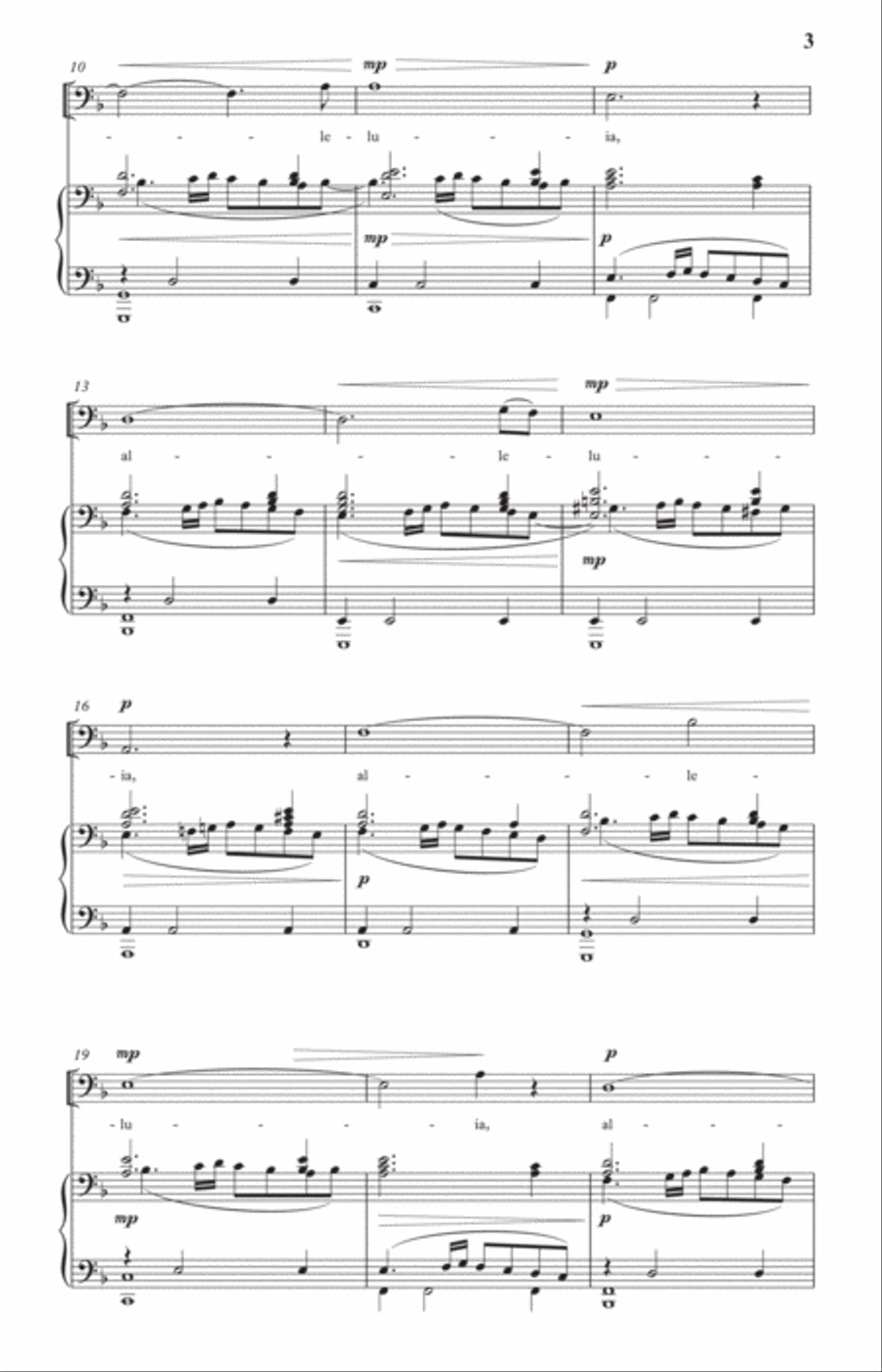 Alleluia 4-Part scores gallery preview page 3