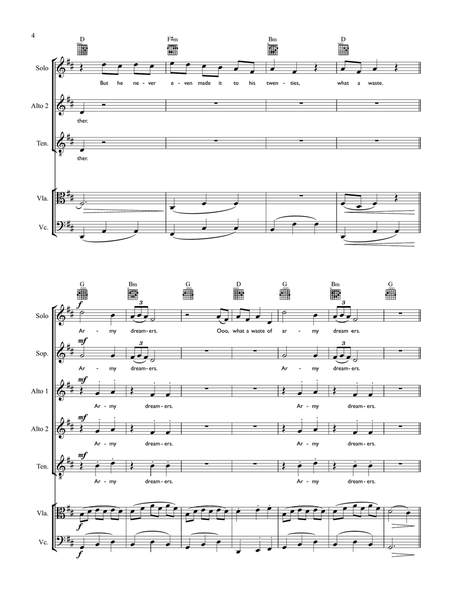 Army Dreamers Large Ensemble scores gallery preview page 4