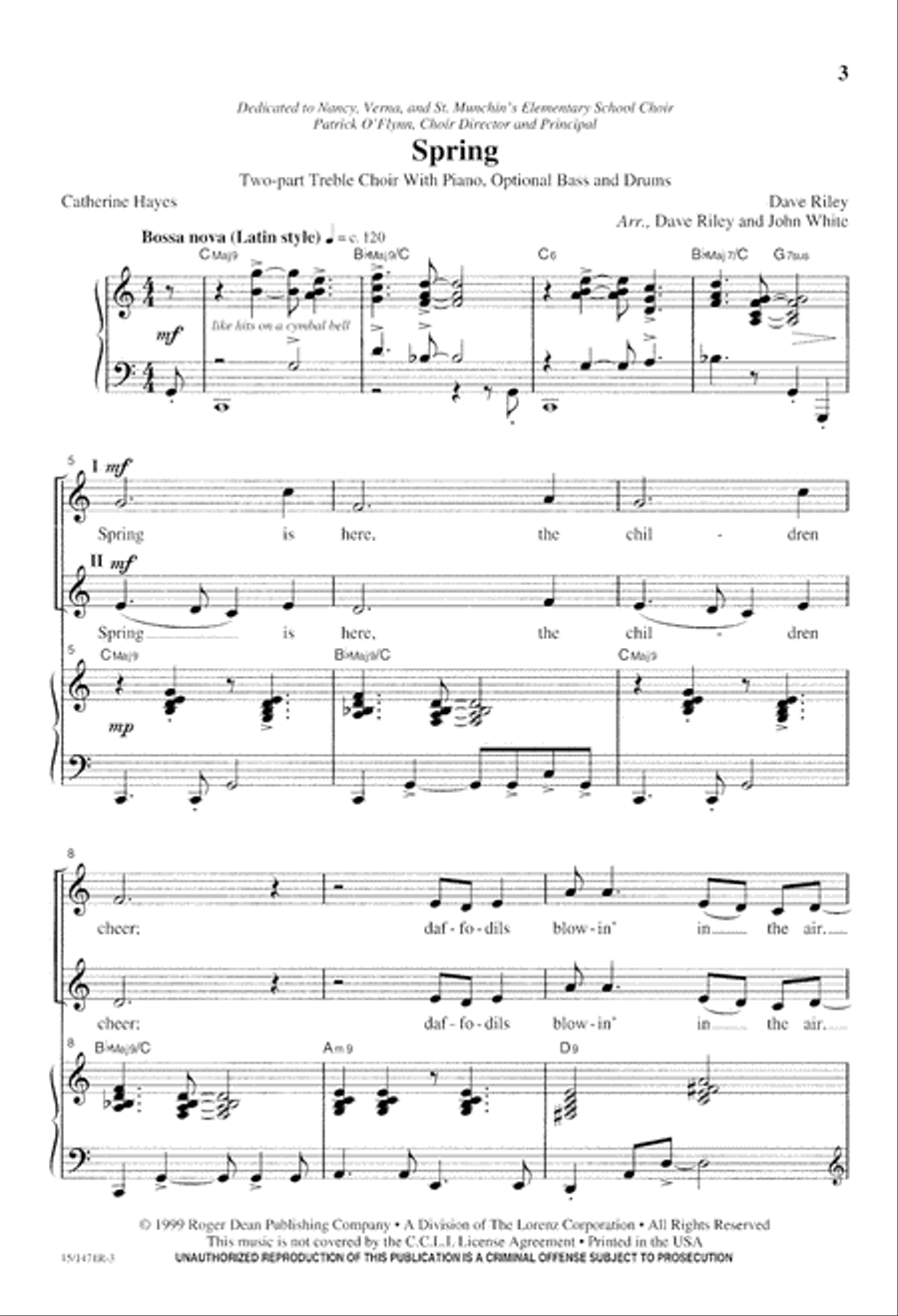 Spring 2-Part scores gallery preview page 3