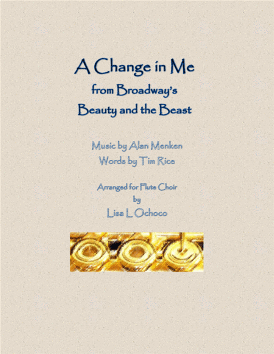A Change In Me Flute Choir scores gallery preview page 1