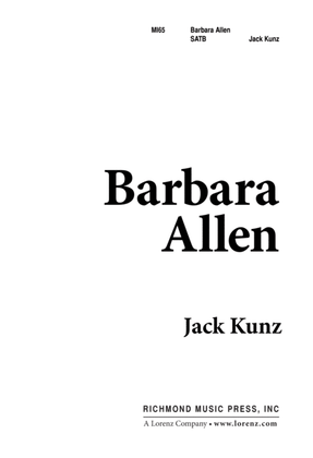 Book cover for Barbara Allen