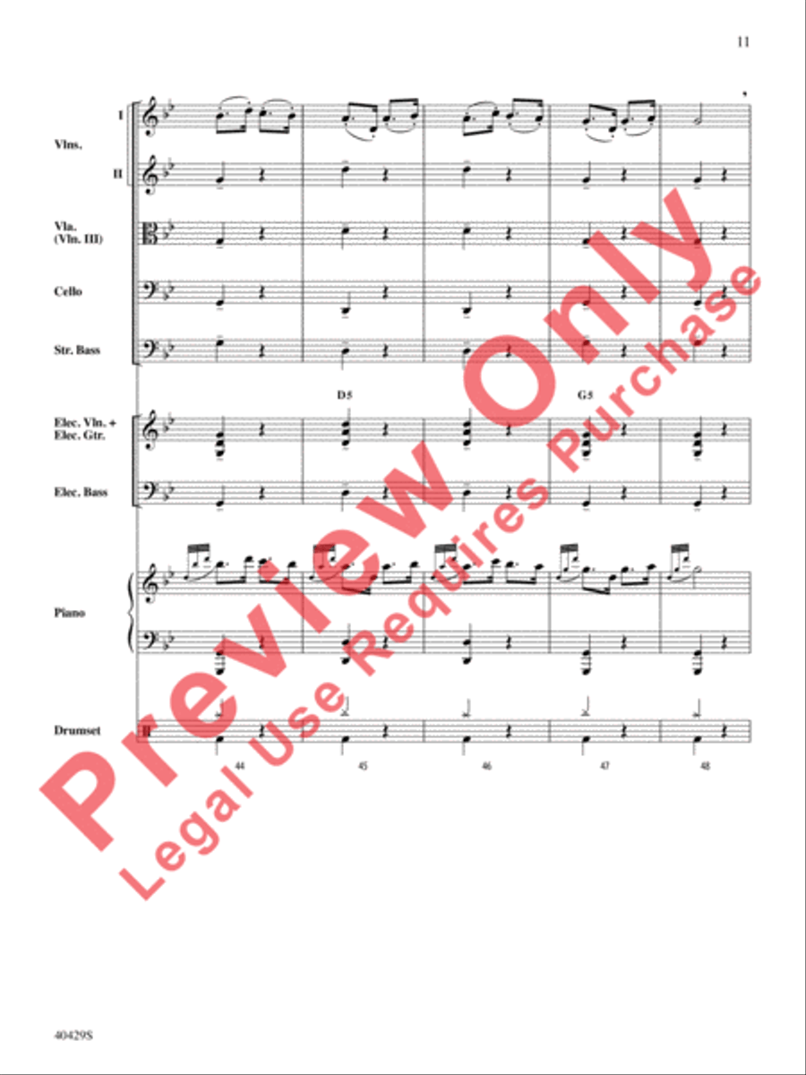 Wish Liszt Wish Liszt String Orchestra scores gallery preview page 12