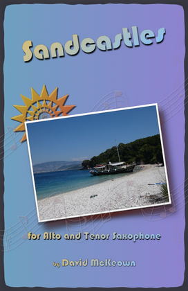 Book cover for Sandcastles for Alto and Tenor Saxophone Duet