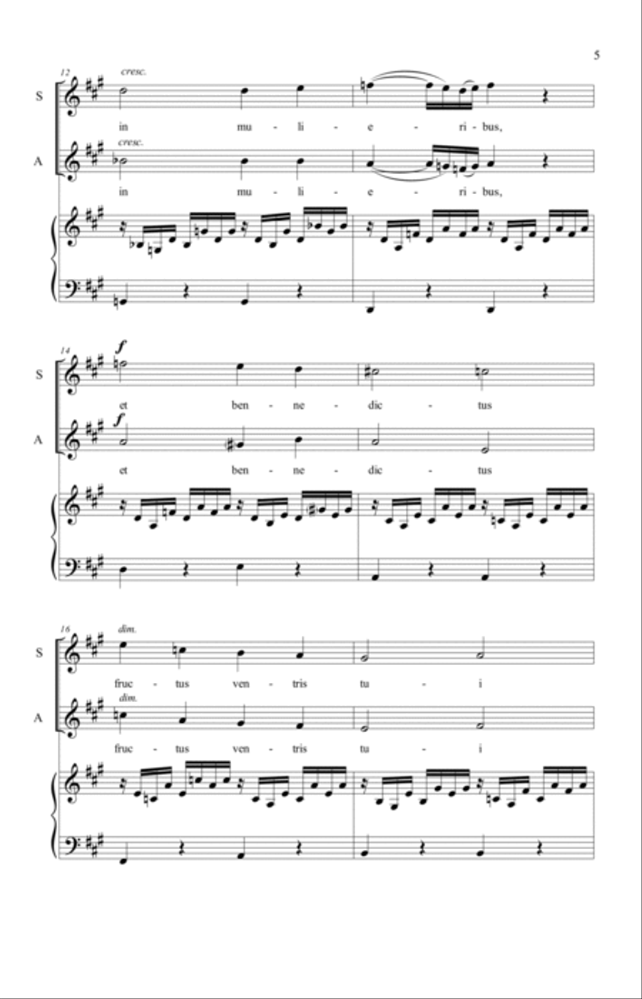 Ave Maria Ave Maria SA scores gallery preview page 8