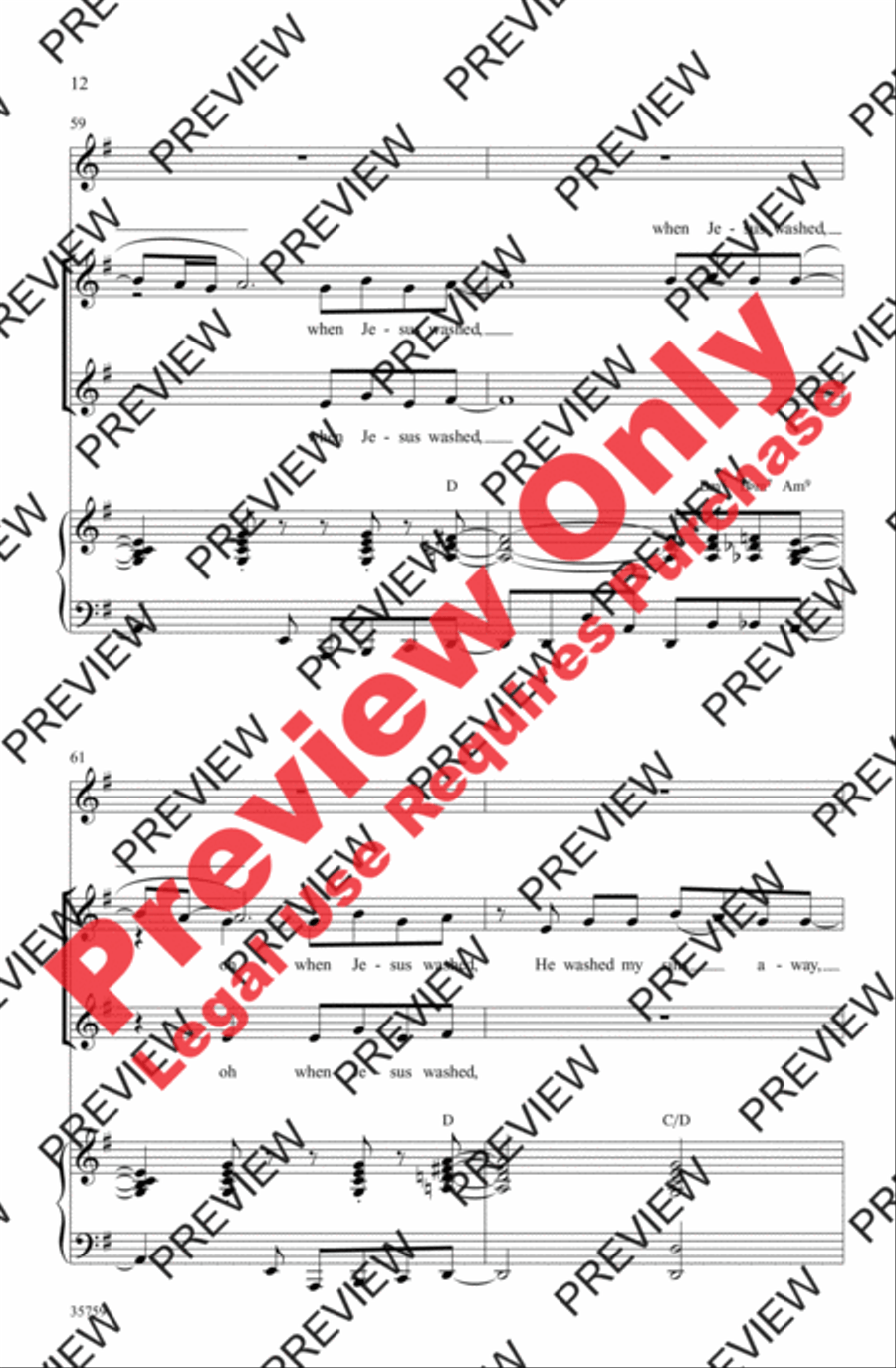 Oh Happy Day Women's Choir scores gallery preview page 12