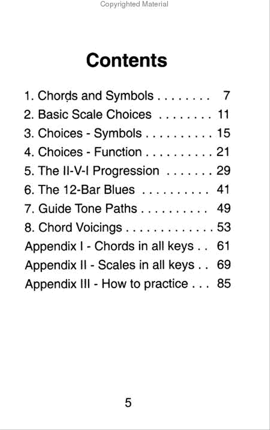 Jazz Improvisation: A Pocket Guide Voice scores gallery preview page 2