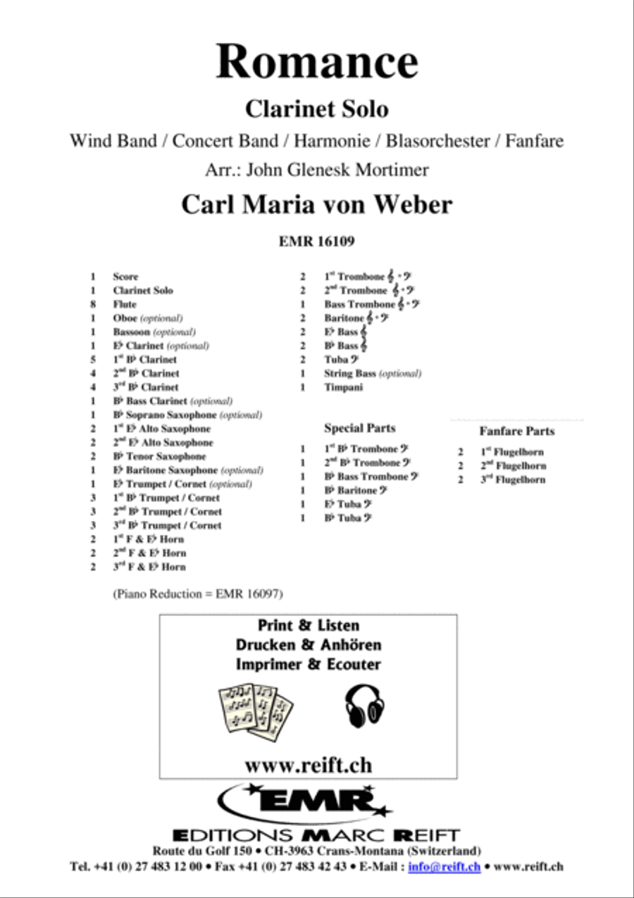 Romance Concert Band scores gallery preview page 2