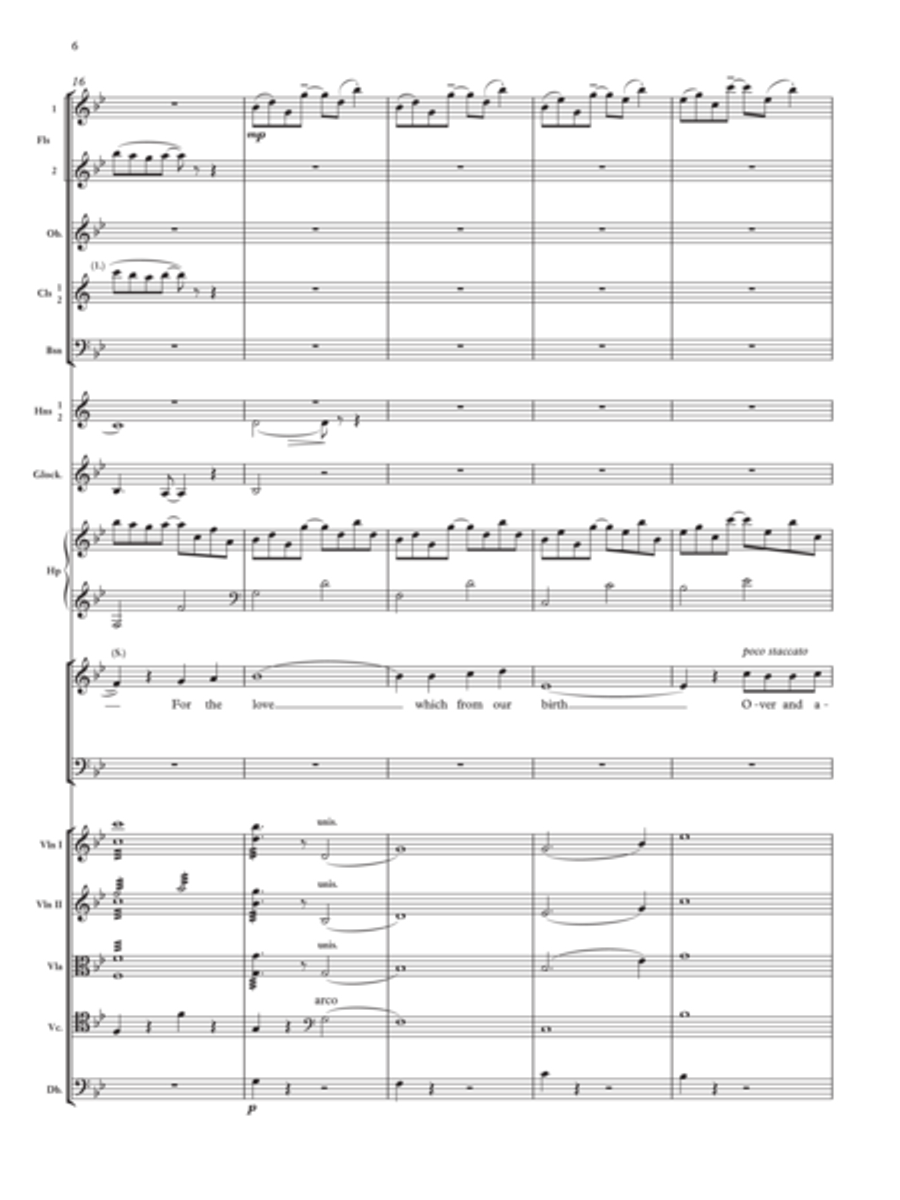For the beauty of the earth TTBB scores gallery preview page 5