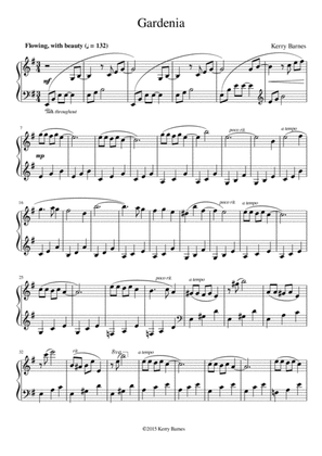 "GARDENIA" Piano Solo