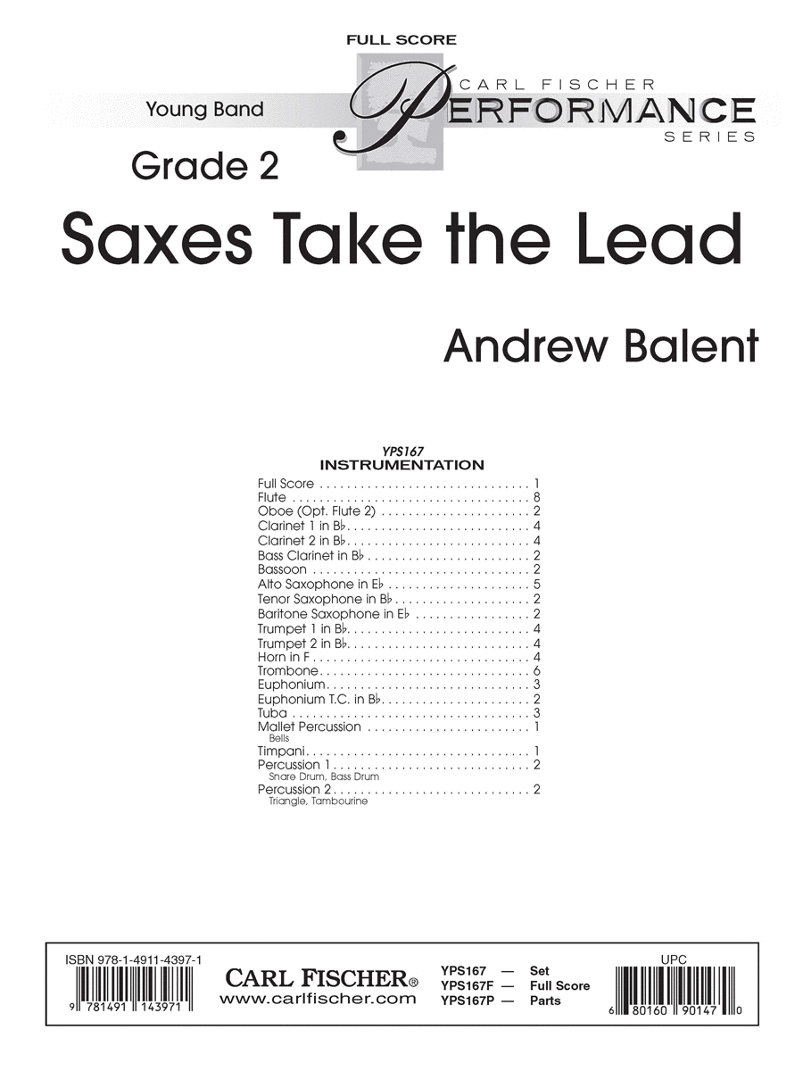 Saxes Take the Lead