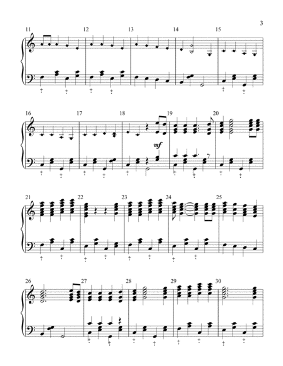 Big Rock Candy Mountain Handbell Choir scores gallery preview page 3