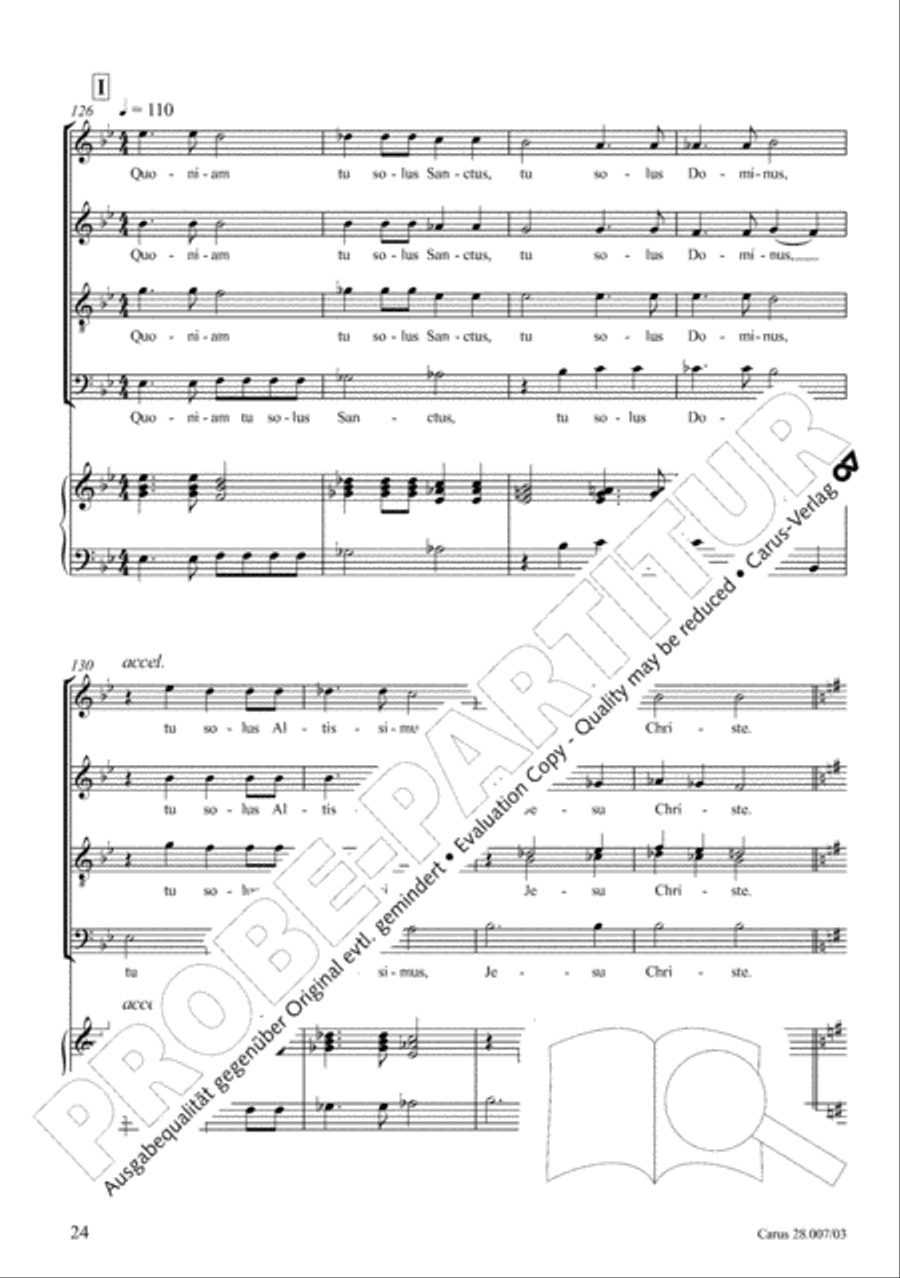 Missa latina Missa latina 4-Part scores gallery preview page 25