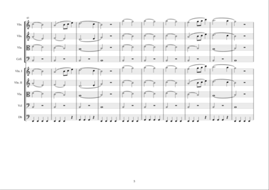 On Another's Sorrow On Another's Sorrow String Orchestra scores gallery preview page 5