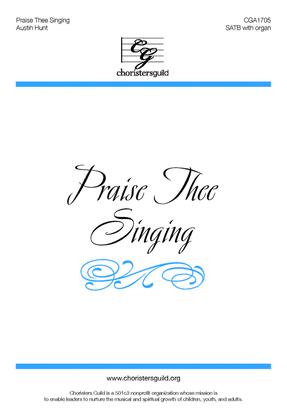 Book cover for Praise Thee Singing - SATB