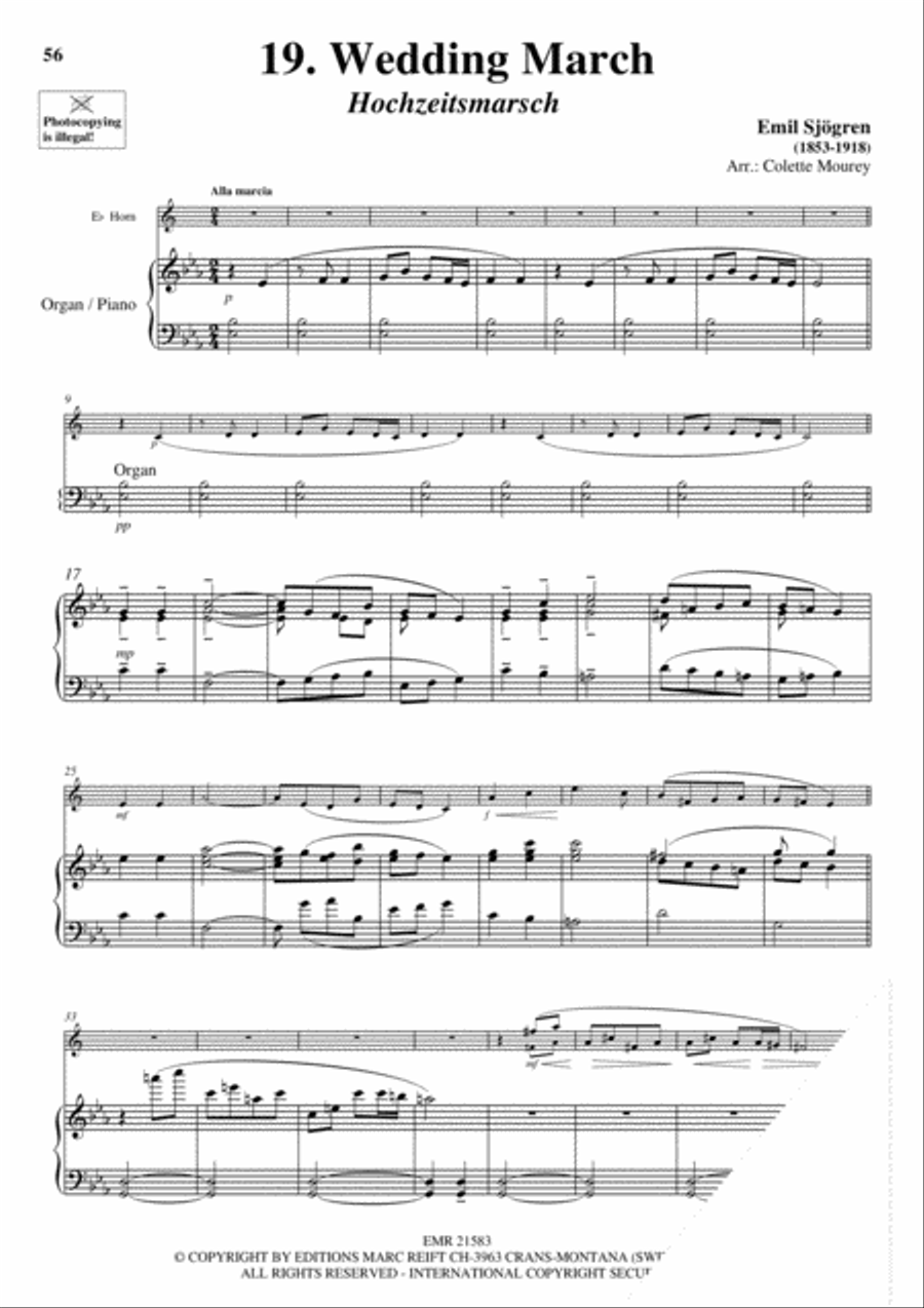 20 Greatest Wedding Solos Organ scores gallery preview page 21