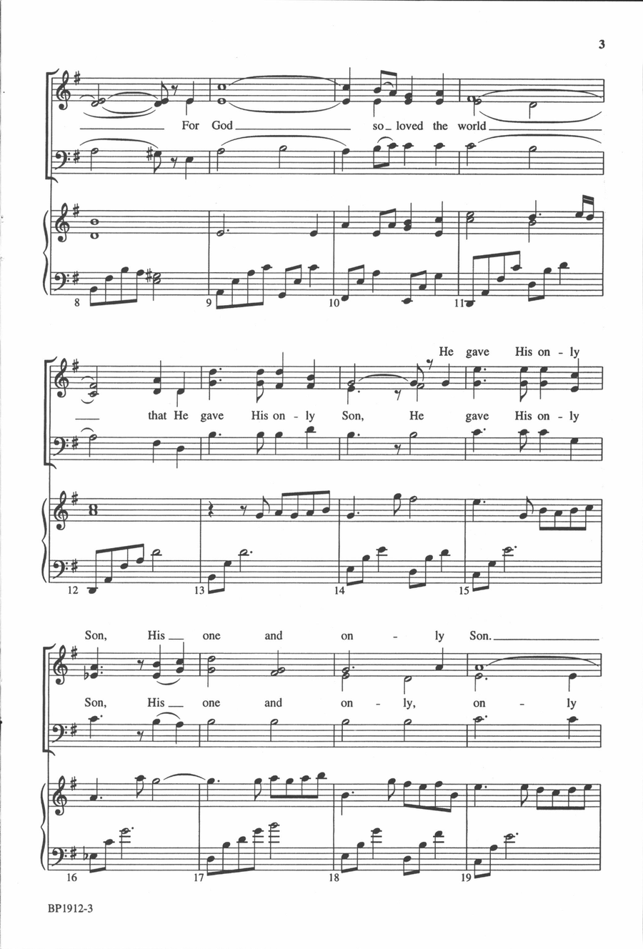Eternal Life (SAB) 3-Part scores gallery preview page 3