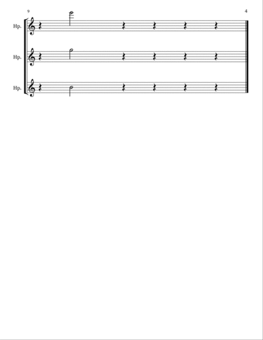 Z 209 for 3 Harps Harmonica scores gallery preview page 4