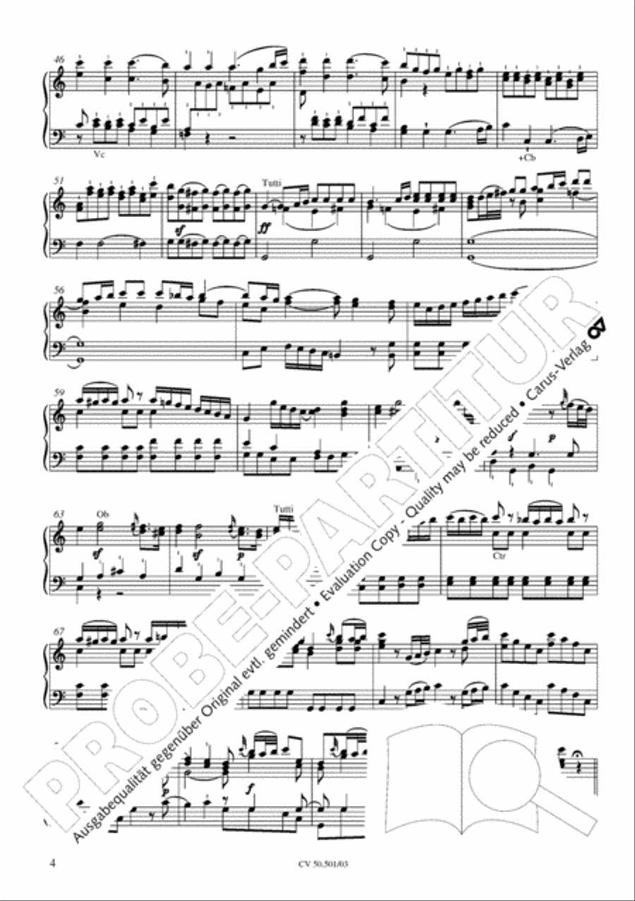 Mass in C Major 4-Part scores gallery preview page 5