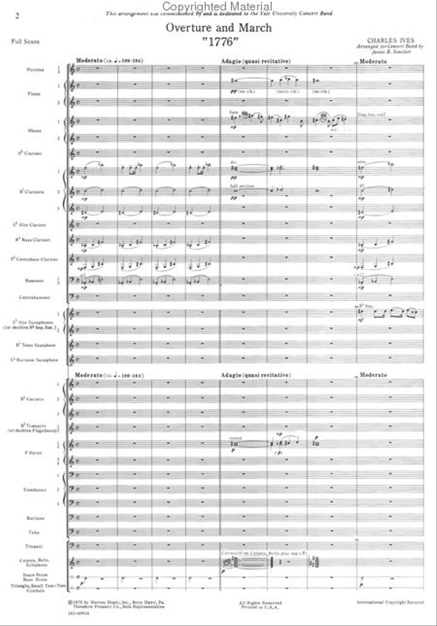 Overture & March 