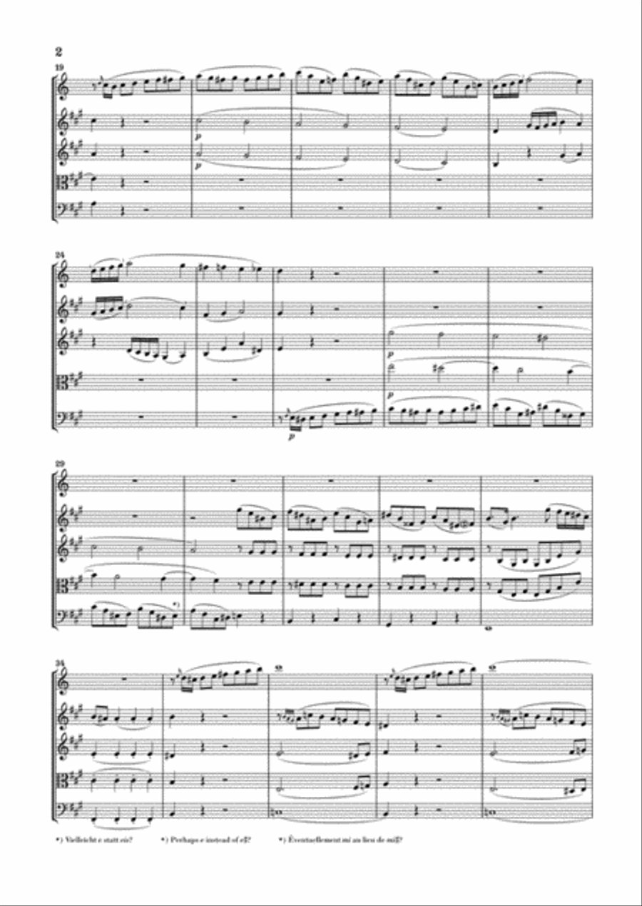 Clarinet Quintet A Major K581 and Fragment K.Anh. 91 (516c) Clarinet scores gallery preview page 3