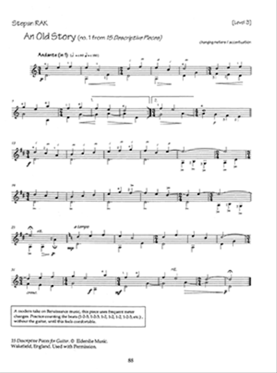 Graded Repertoire for Guitar, Book One Classical Guitar scores gallery preview page 5