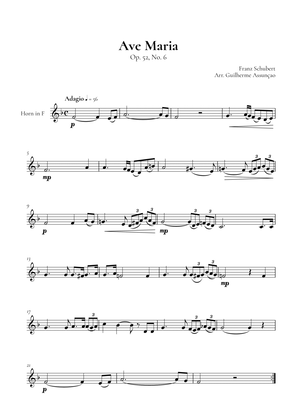Ave Maria - F. Schubert (Horn in F)