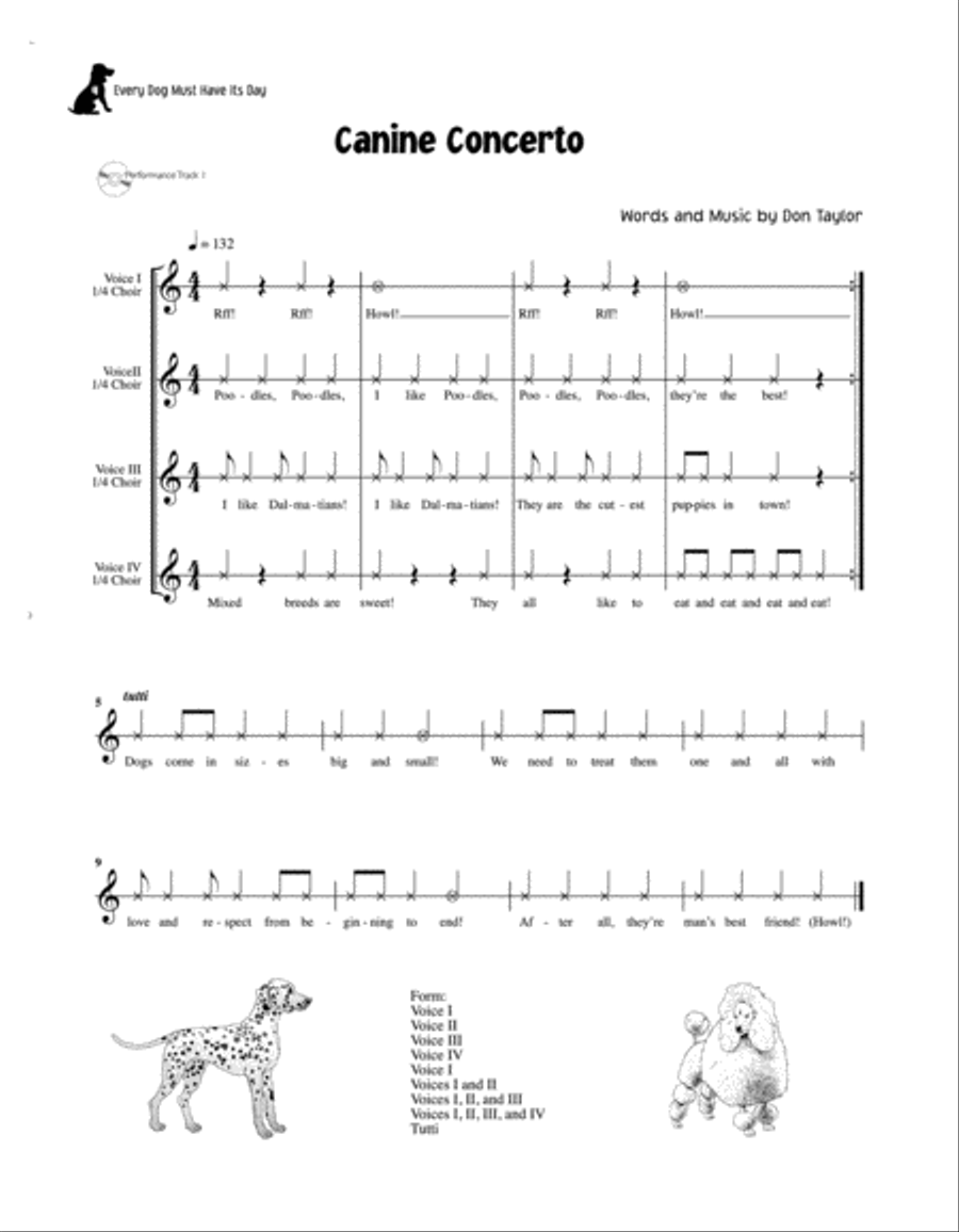 Every Dog Must Have Its Day Voice scores gallery preview page 3