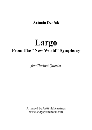 Book cover for Largo From The "New World" Symphony - Clarinet Quartet (easy)