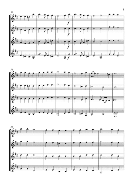 Clarinet Quartet - No Hassle Hassler image number null