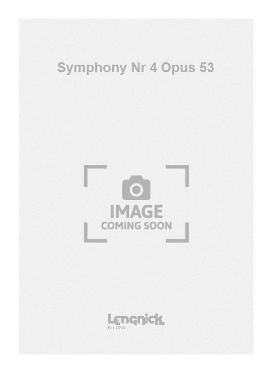 Symphony Nr 4 Opus 53