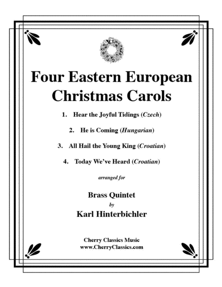 Four Eastern European Christmas Carols for Brass Quintet