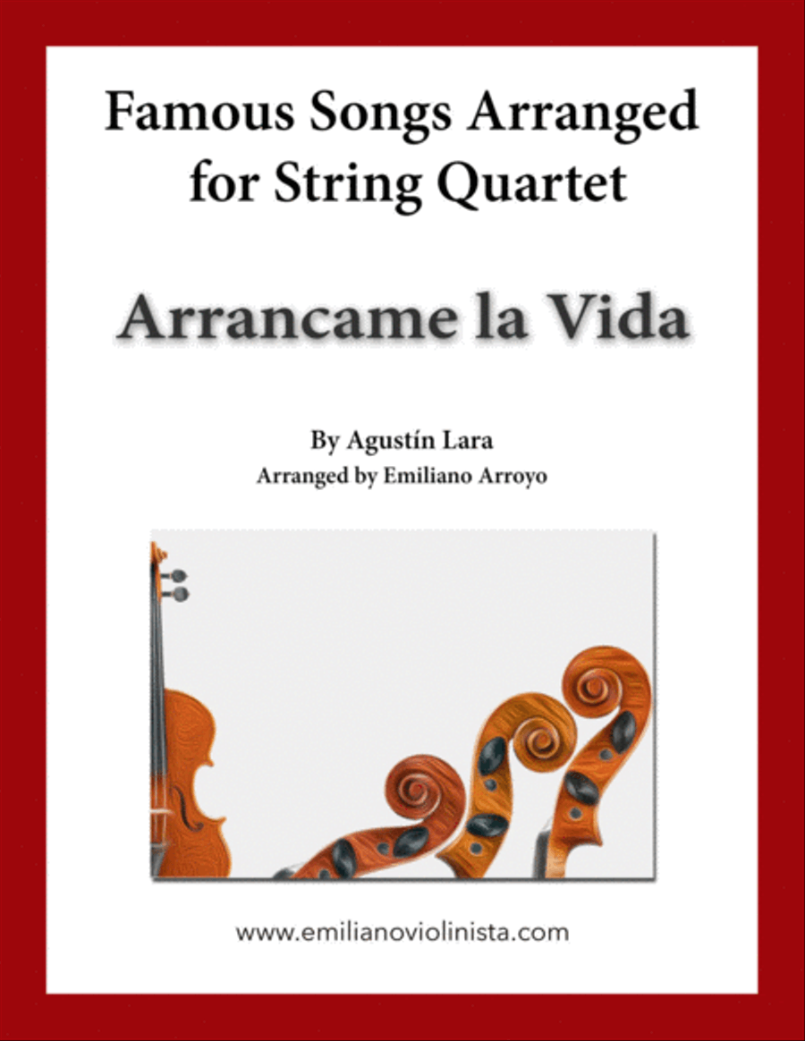 Arrancame La Vida String Quartet scores gallery preview page 1