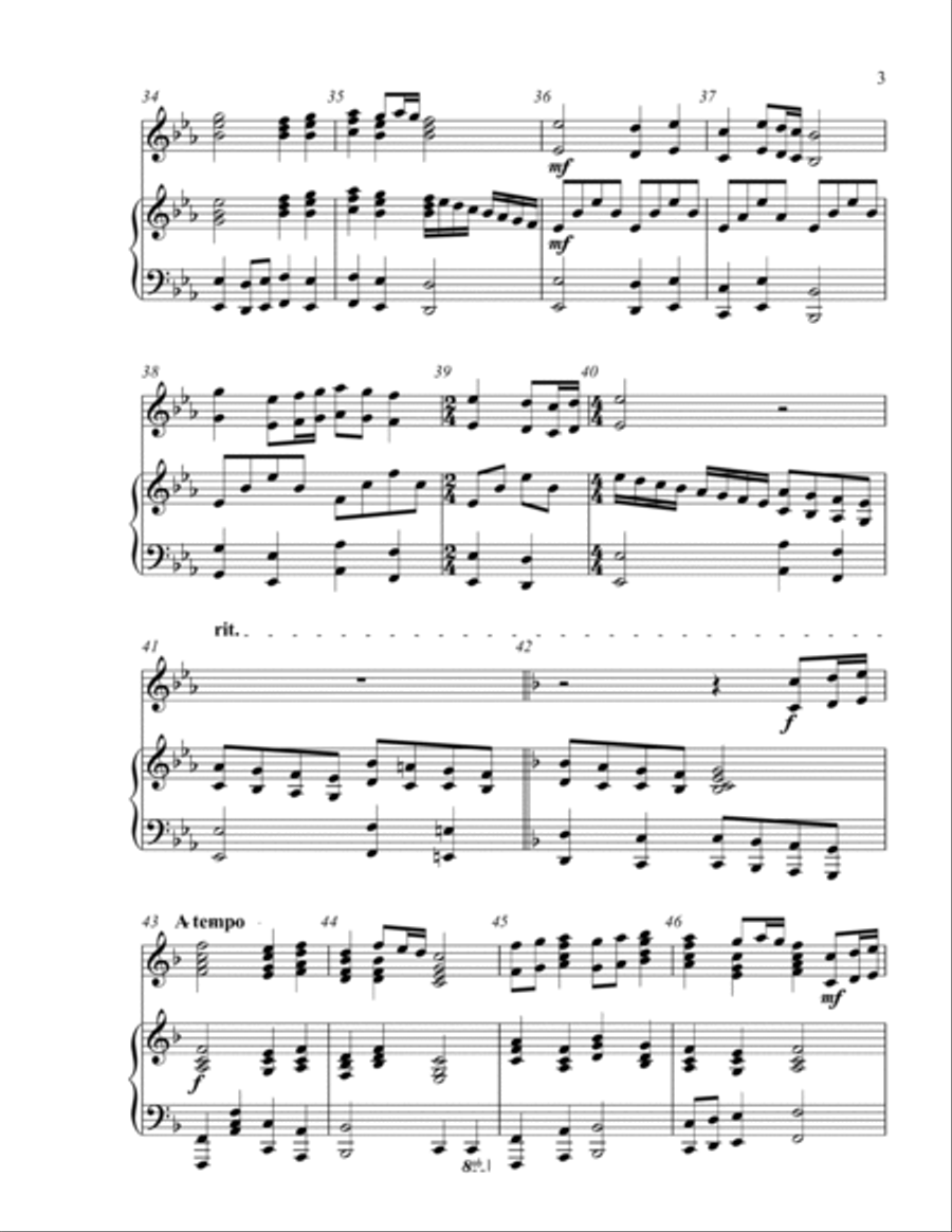 Come, Christians Join To Sing (2 octave handbells & piano accompaniment) 2-Octaves scores gallery preview page 4