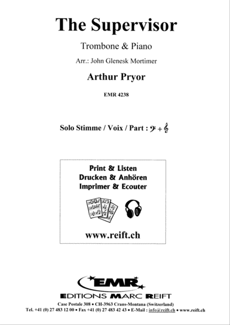 The Supervisor Piano Accompaniment scores gallery preview page 2
