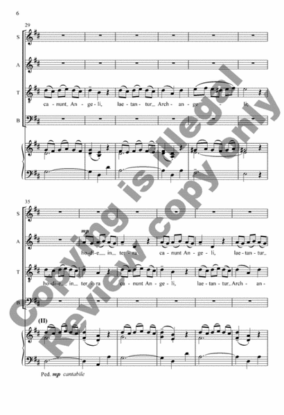 Hodie Christus natus est from Vidimus stellam (Organ/Choral Score) image number null
