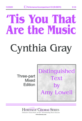 Book cover for 'Tis You That Are the Music