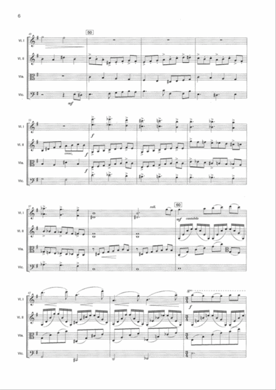 Cuarteto para Buenos Aires String Quartet scores gallery preview page 7
