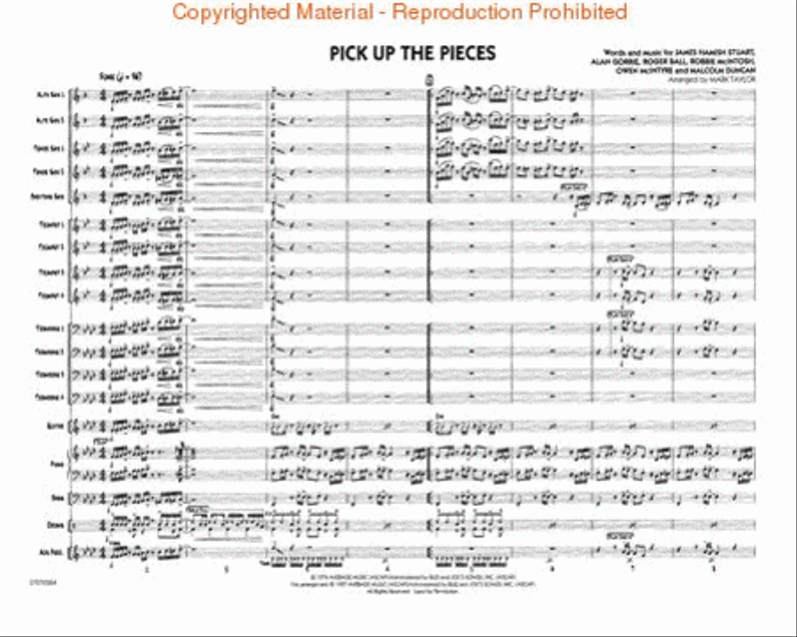 Pick up the Pieces Jazz Ensemble scores gallery preview page 2