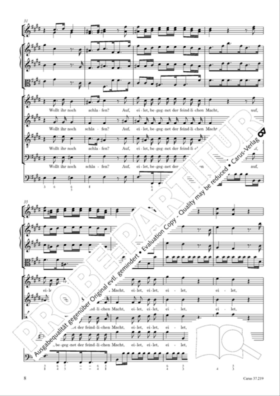 Erwachet, ihr Christen STB scores gallery preview page 9