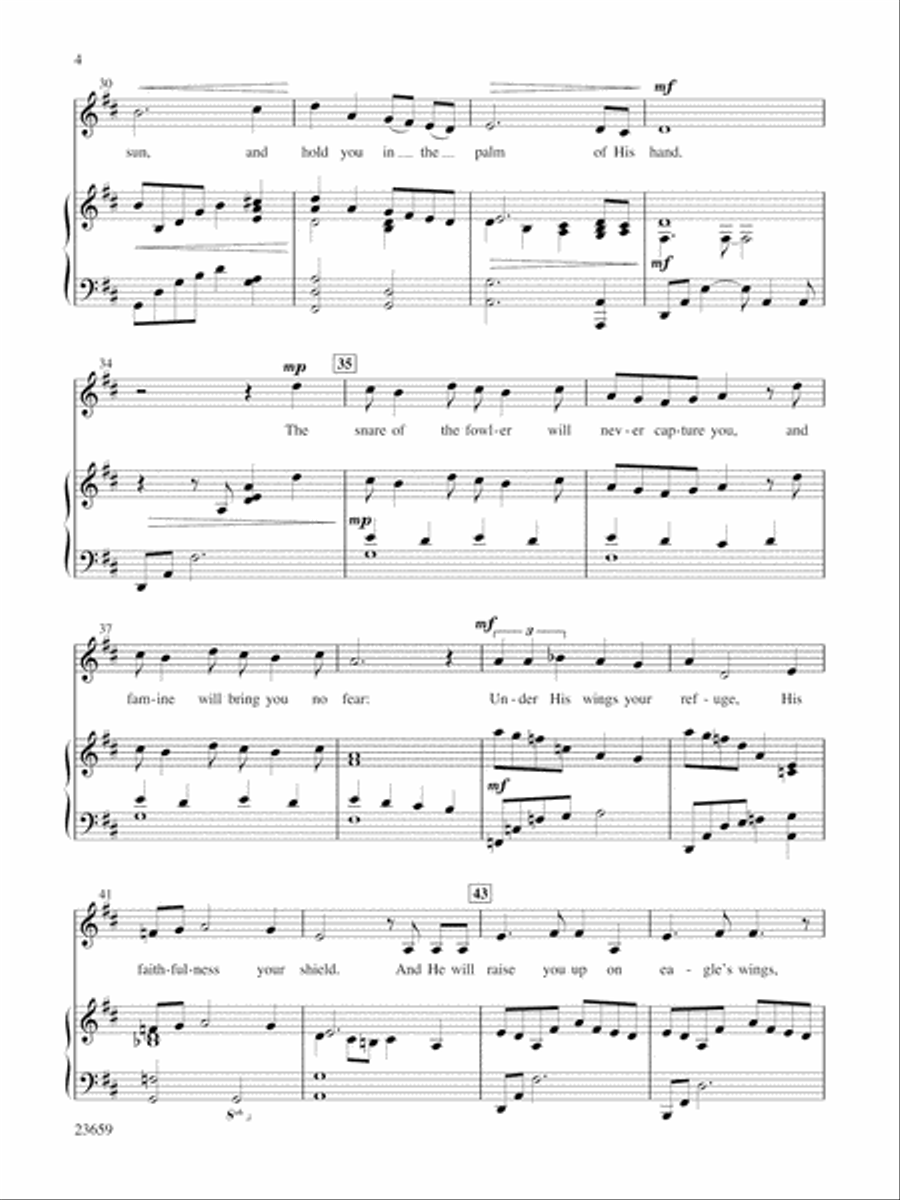 The Mark Hayes Vocal Solo Collection -- 7 Praise and Worship Songs for Solo Voice Voice Solo scores gallery preview page 6