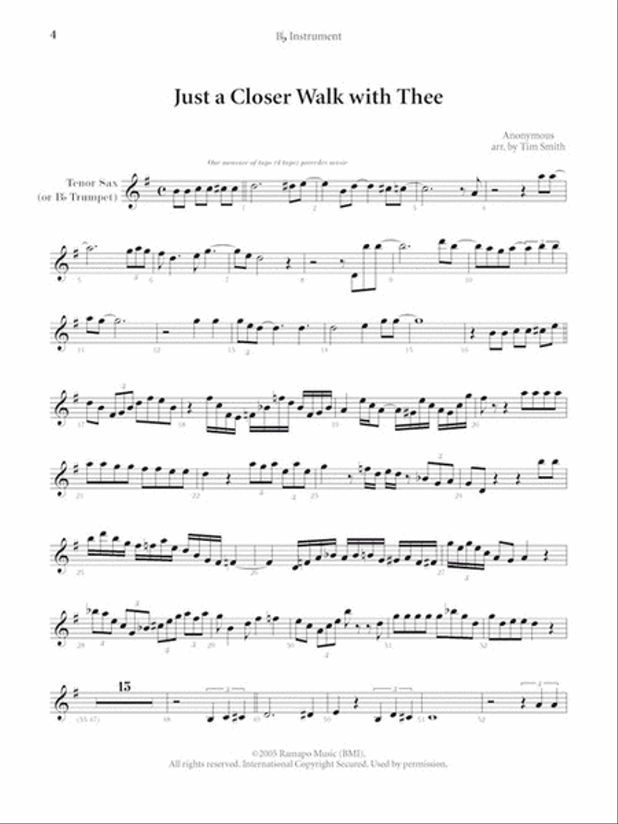 Boots Randolph – When the Spirit Moves You Tenor Saxophone scores gallery preview page 4