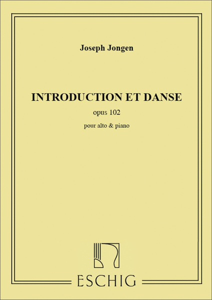 Introduction Et Danse Op 102